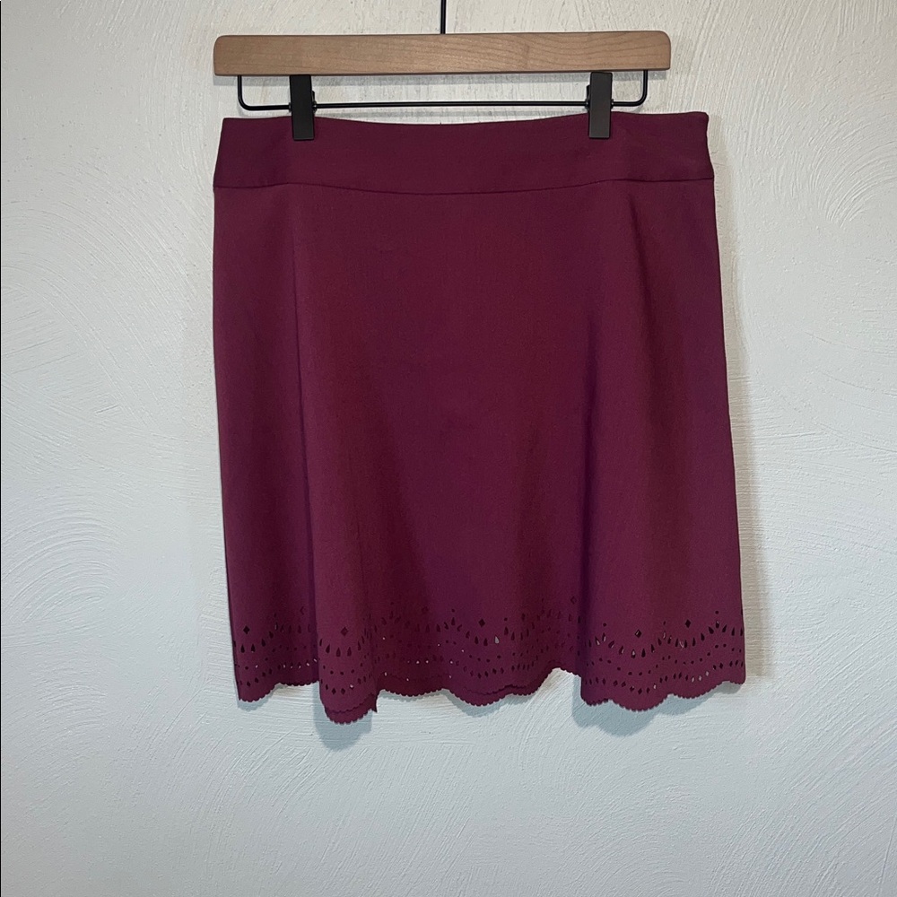 LOFT Purple Mini Skirt